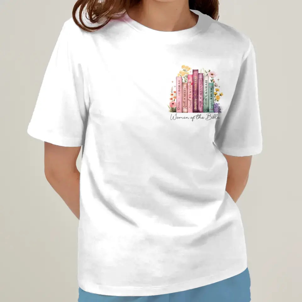 Personalized Woman AOP T-Shirt - Gift Idea for Mother's Day/Besties/Friends - Women Of The Bible