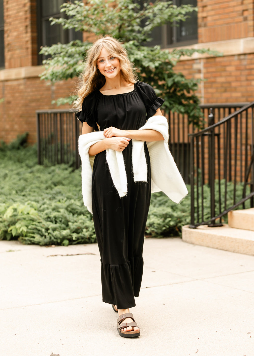 Amy Puff Sleeve Maxi Dress - FINAL SALE