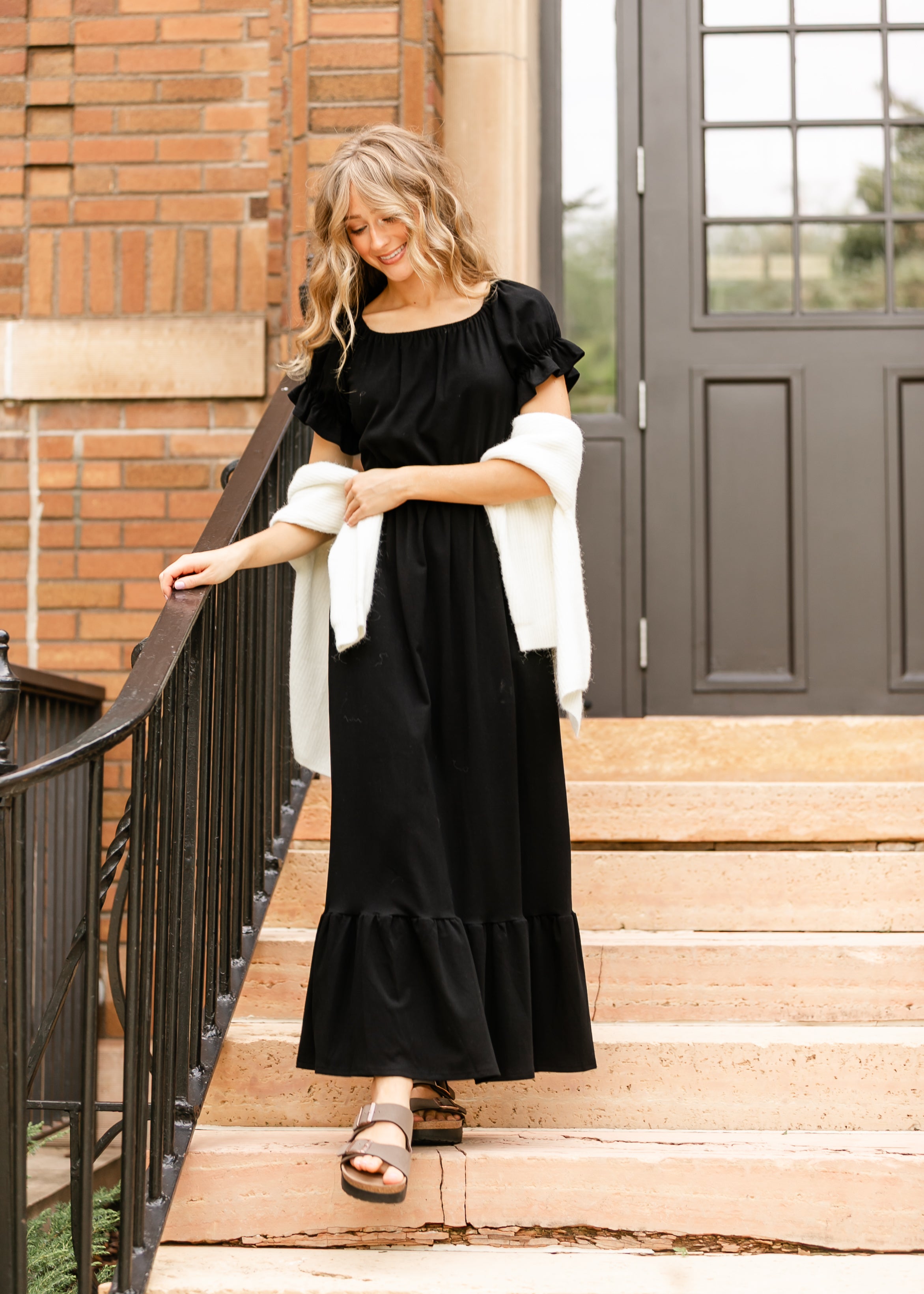 Amy Puff Sleeve Maxi Dress - FINAL SALE